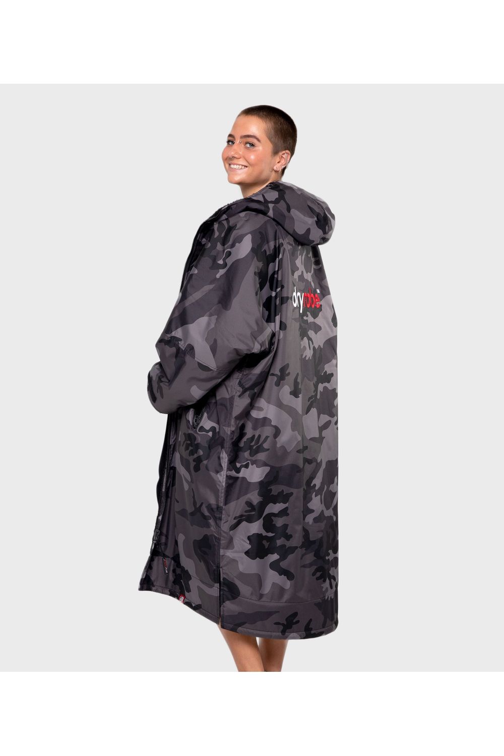 Dryrobe Advance Long Sleeve Black Camo/Black