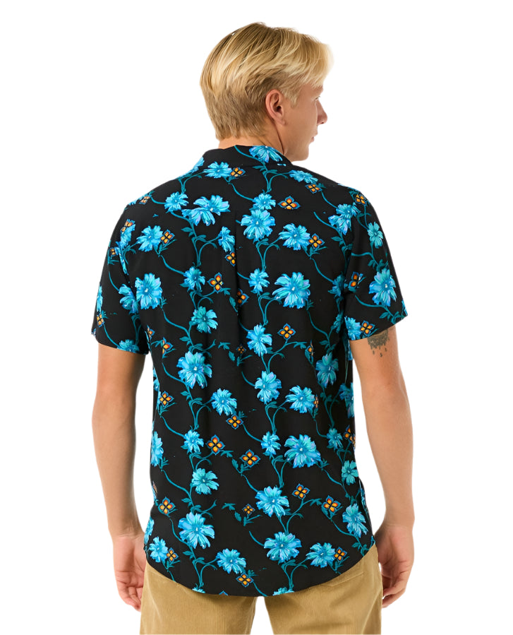 Rip Curl Surf Revival Short Sleeve Shirt Black