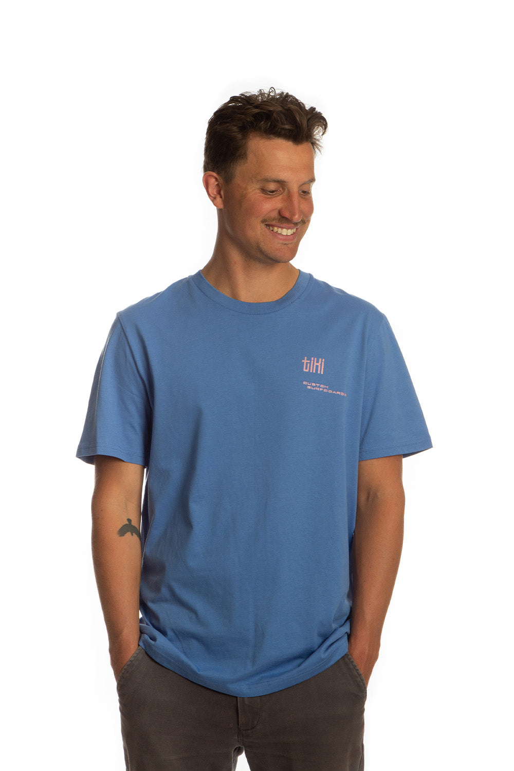 Tiki Nomad Short Sleeve T-Shirt Ocean Blue