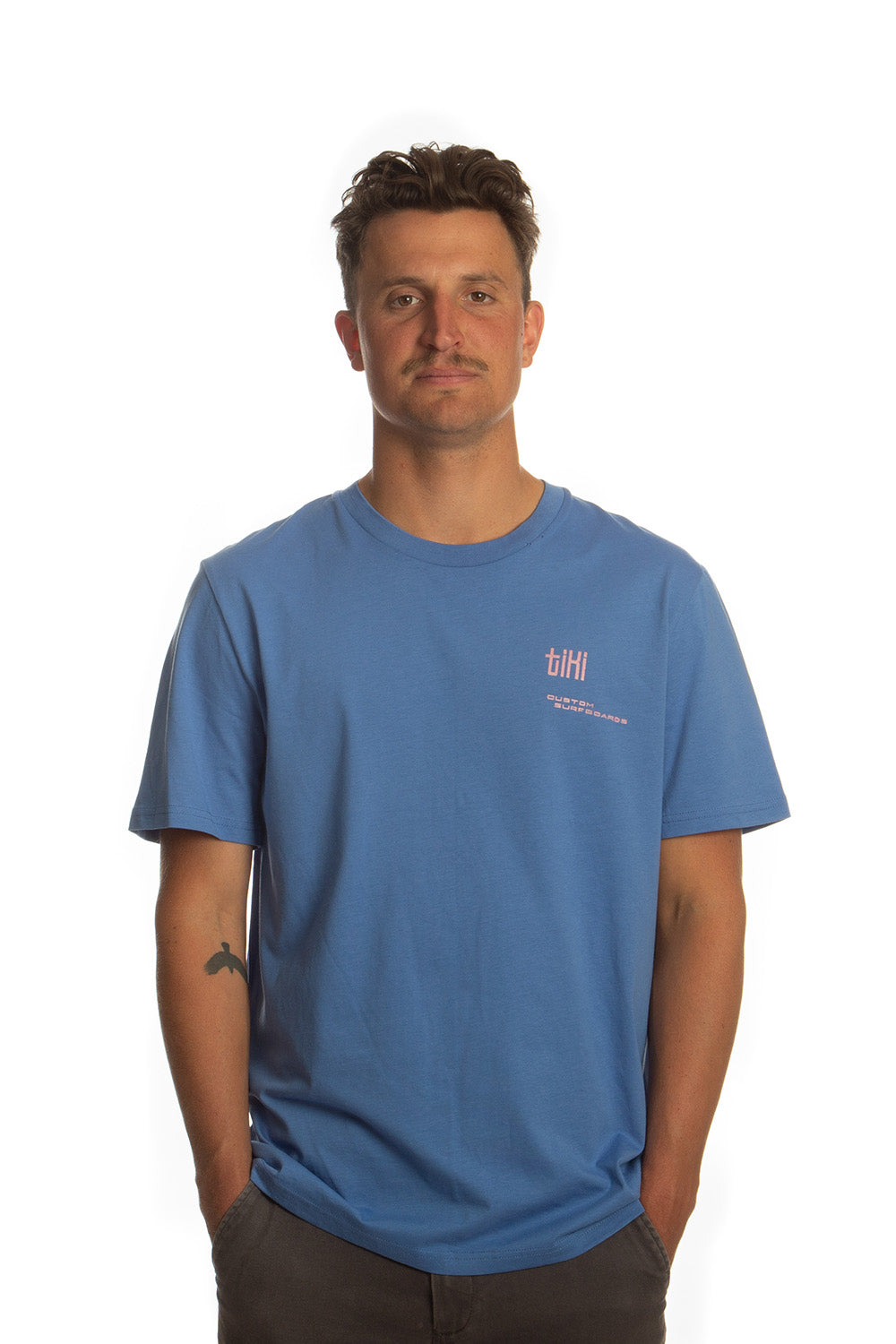 Tiki Nomad Short Sleeve T-Shirt Ocean Blue