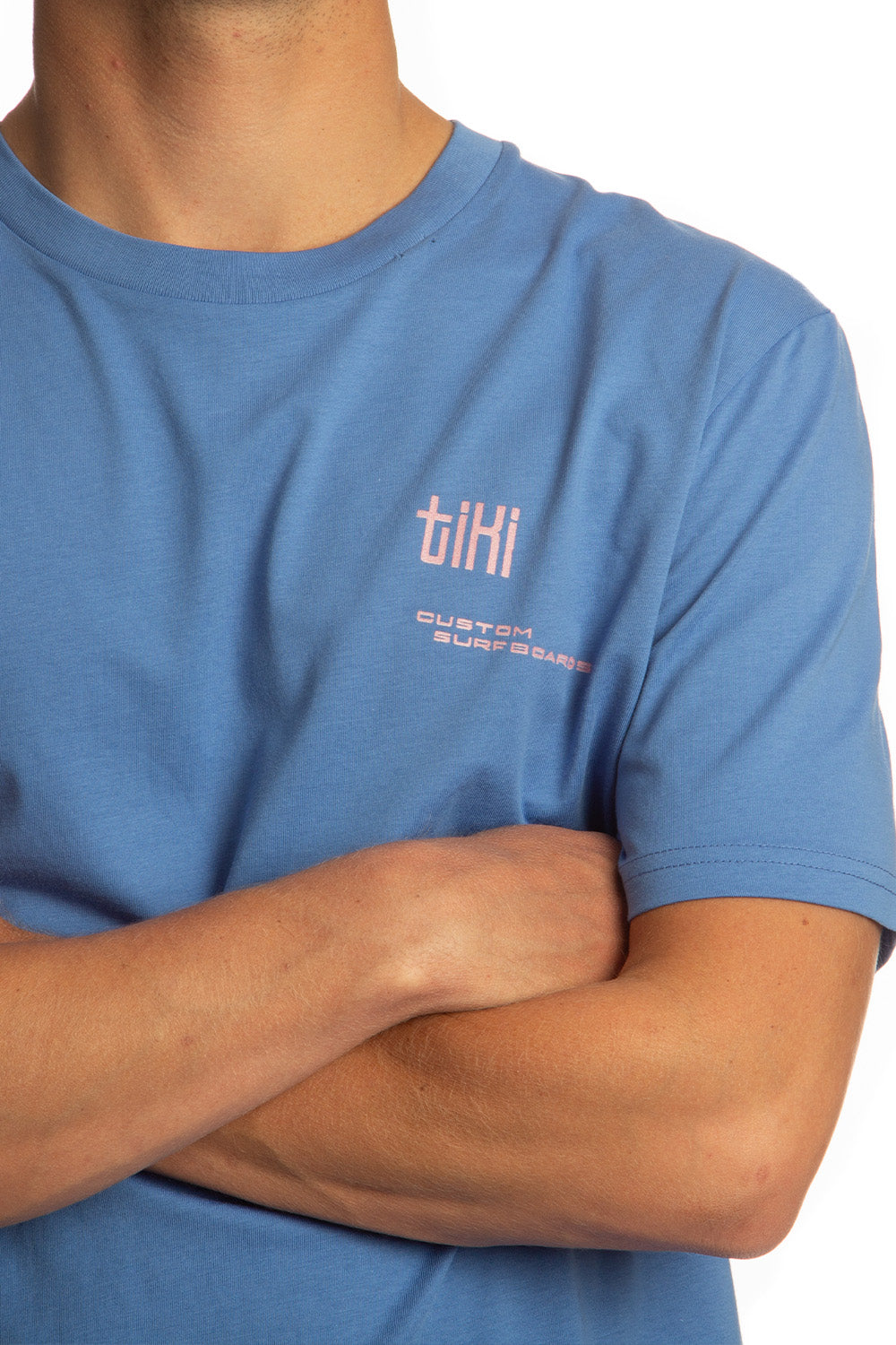 Tiki Nomad Short Sleeve T-Shirt Ocean Blue