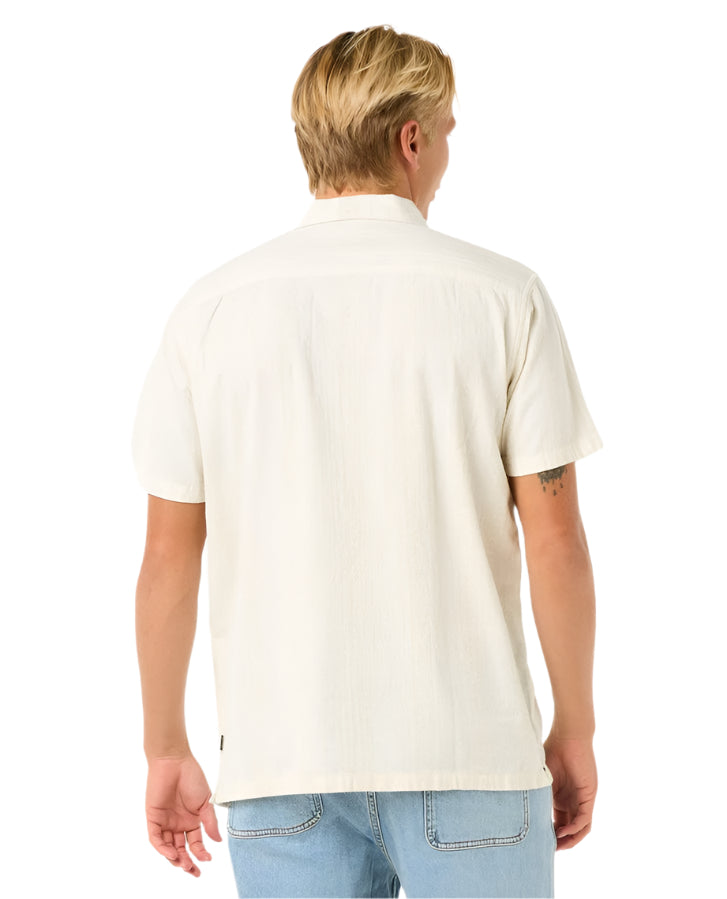 Rip Curl Raw Energy Stripe Short Sleeve Shirt Bone