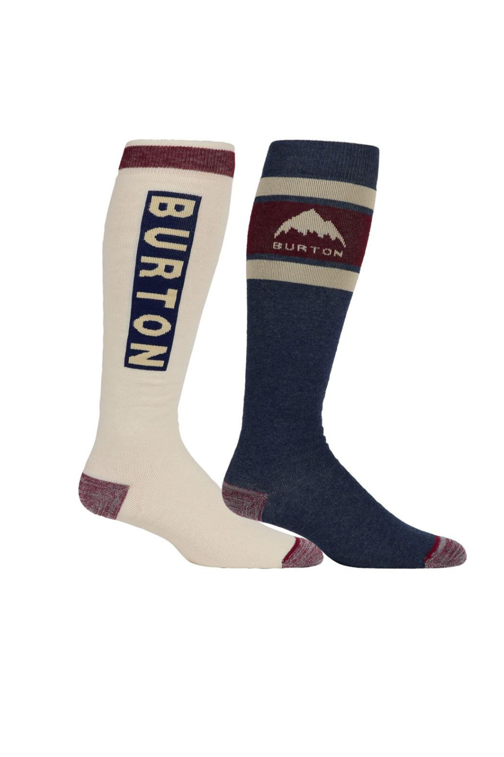 Burton Mens Weekend Midweight Snow Socks 2-Pack Nightfall