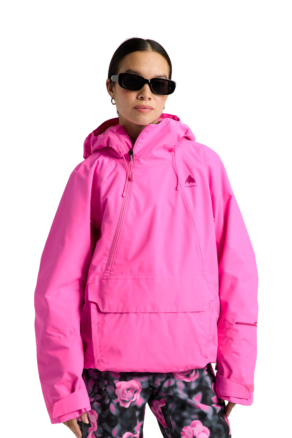 Burton Reserve 2L Womens Relaxed Anorak Technical Jacket Shockwave Pink