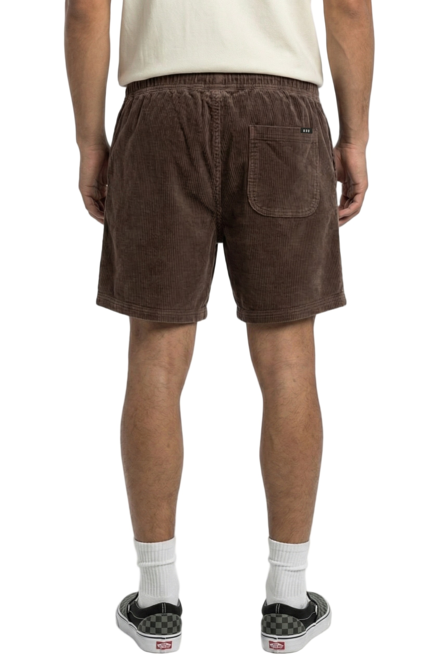 BamBooBay Chill Cord Shorts Chocolate