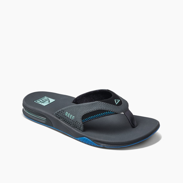 Reef Fanning Sandal Gunmetal/Ocean