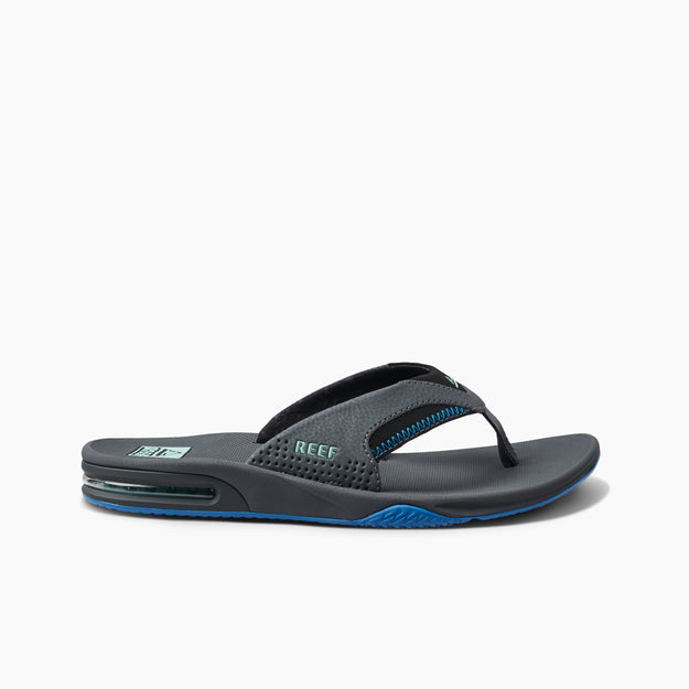 Reef Fanning Sandal Gunmetal/Ocean