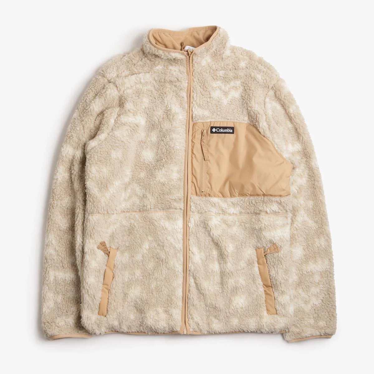 Columbia Winter Pass Reversible Fleece Canoe Dark Stone Peaked Tonal