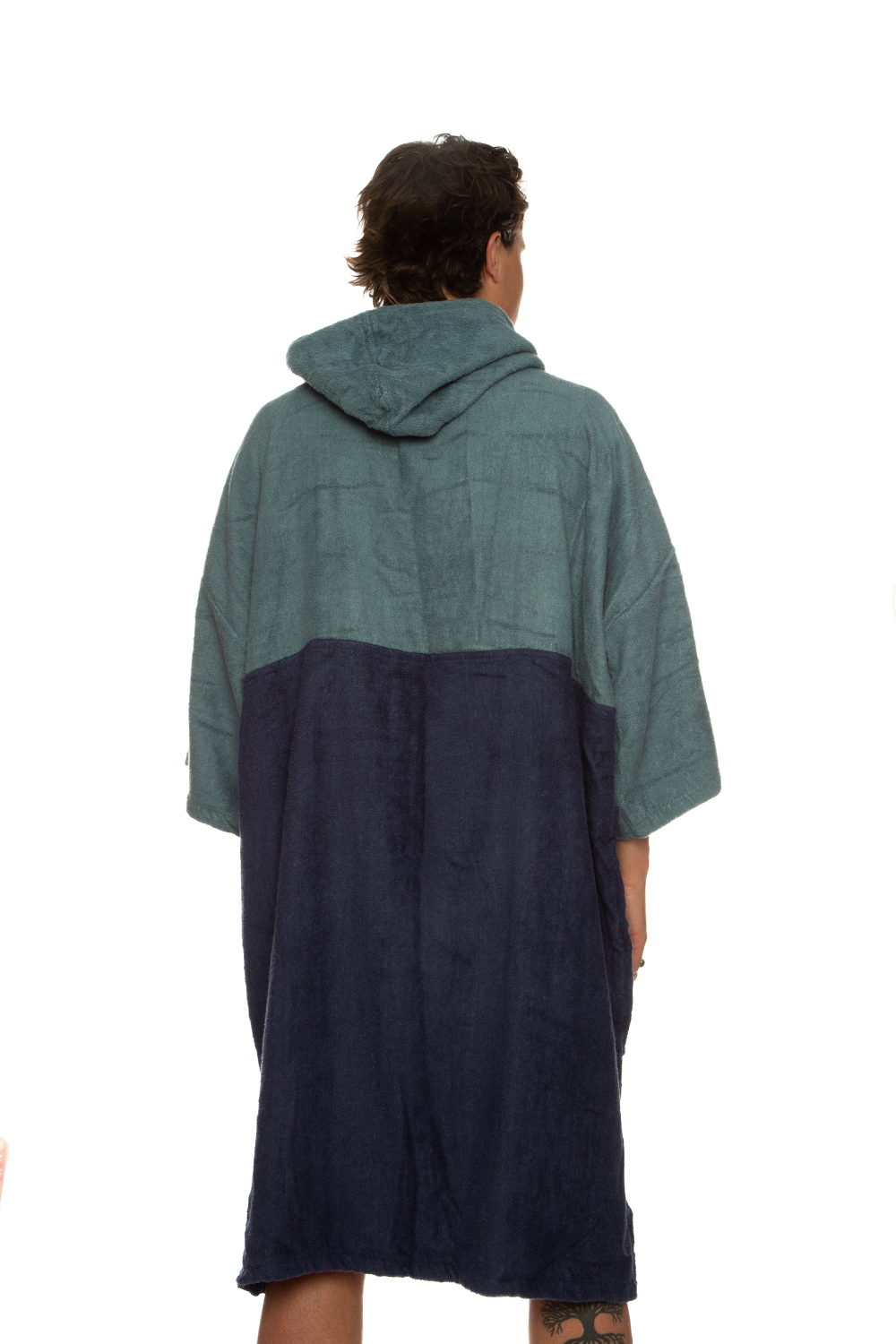 Tiki Adults Cosy Towel Robe Deep Ocean Blue