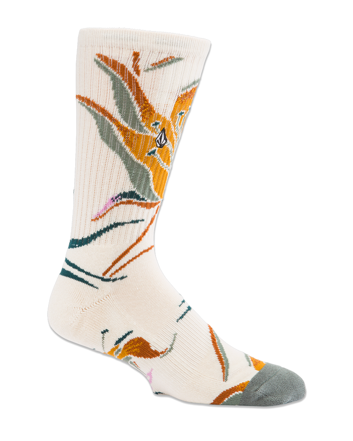 Volcom Printa Stone Sock White