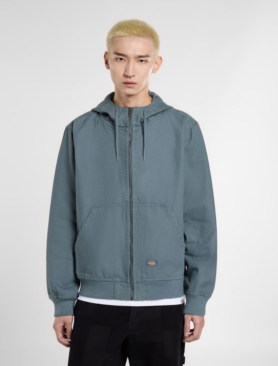 Dickies Duck Canvas Hooded Unlined Jacket Stormy Weather