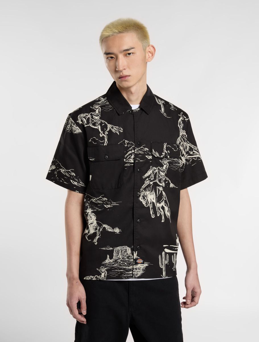 Dickies Savage Work Shirt Black