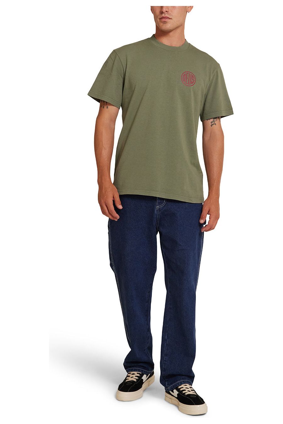 Deus Pill Logo Tee Pine