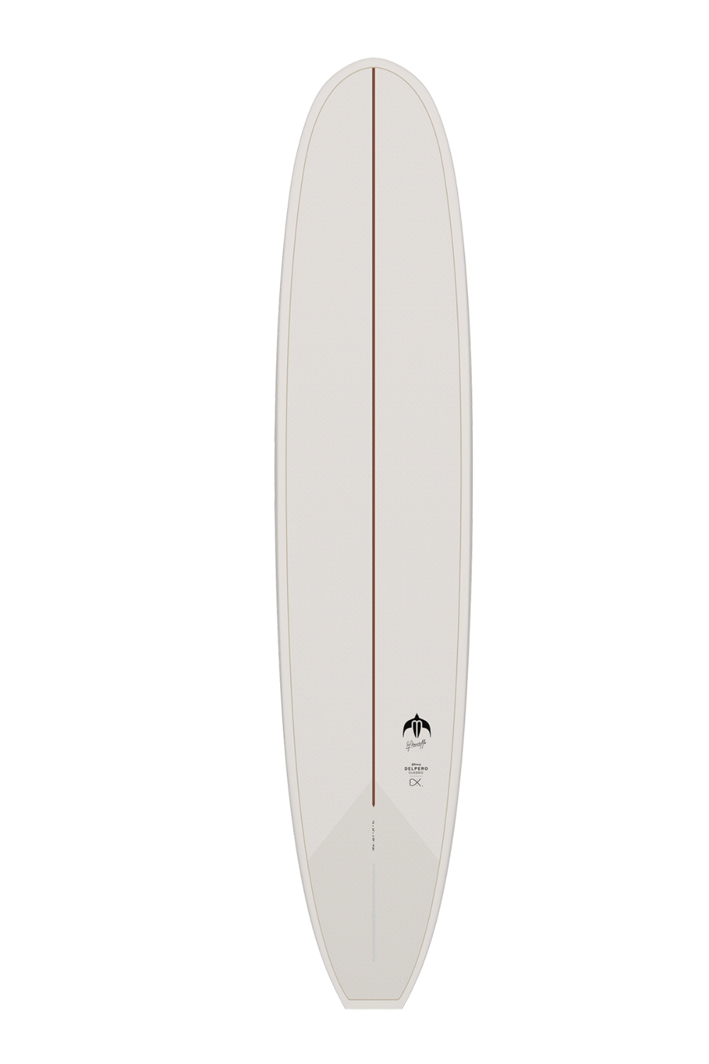 Torq Delpero TET Classic Longboard Surfboard Cream