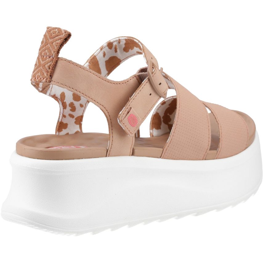 Hey Dude Delray Buckle Classic Sandal Tan