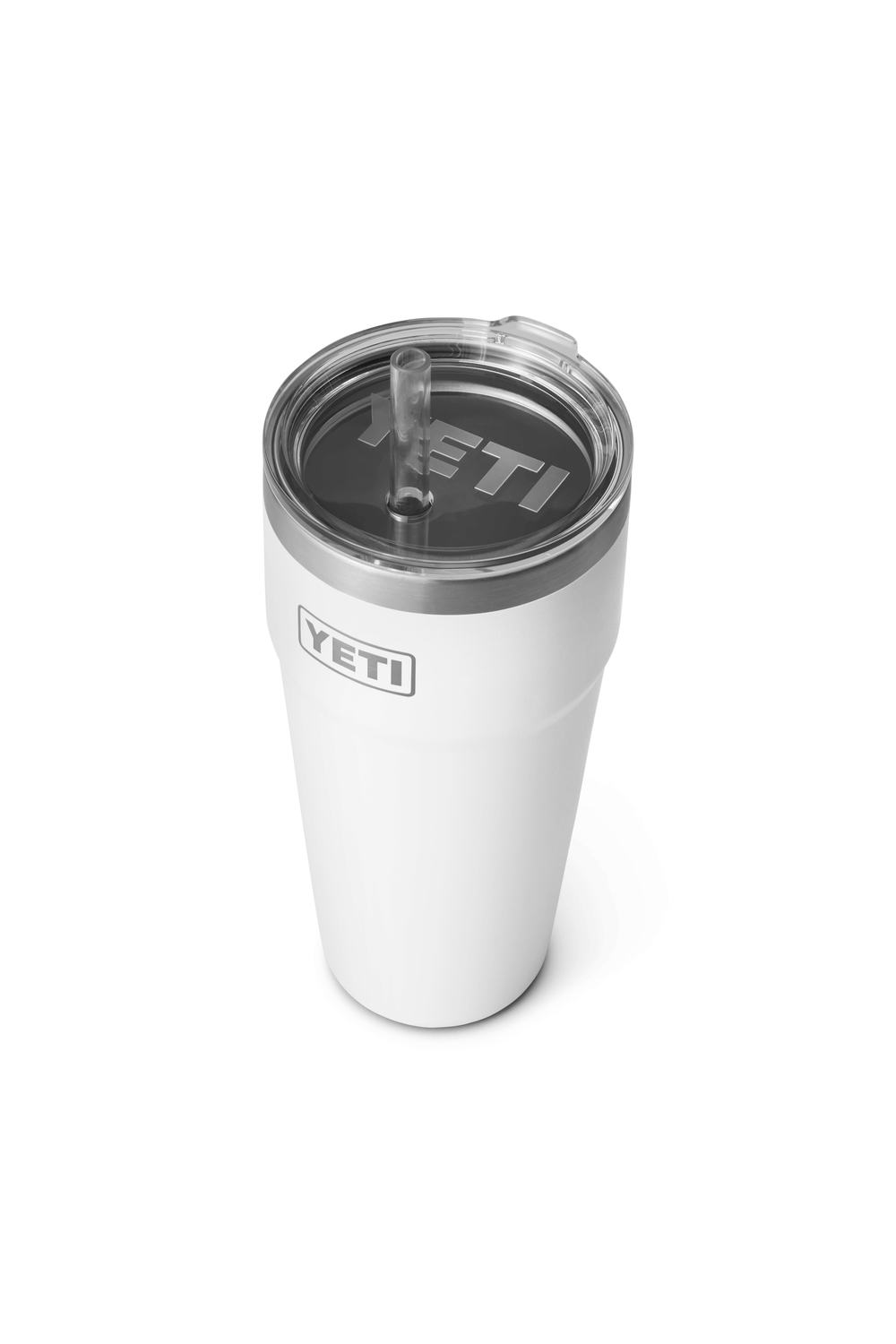 Yeti Rambler 26oz Straw Cup White