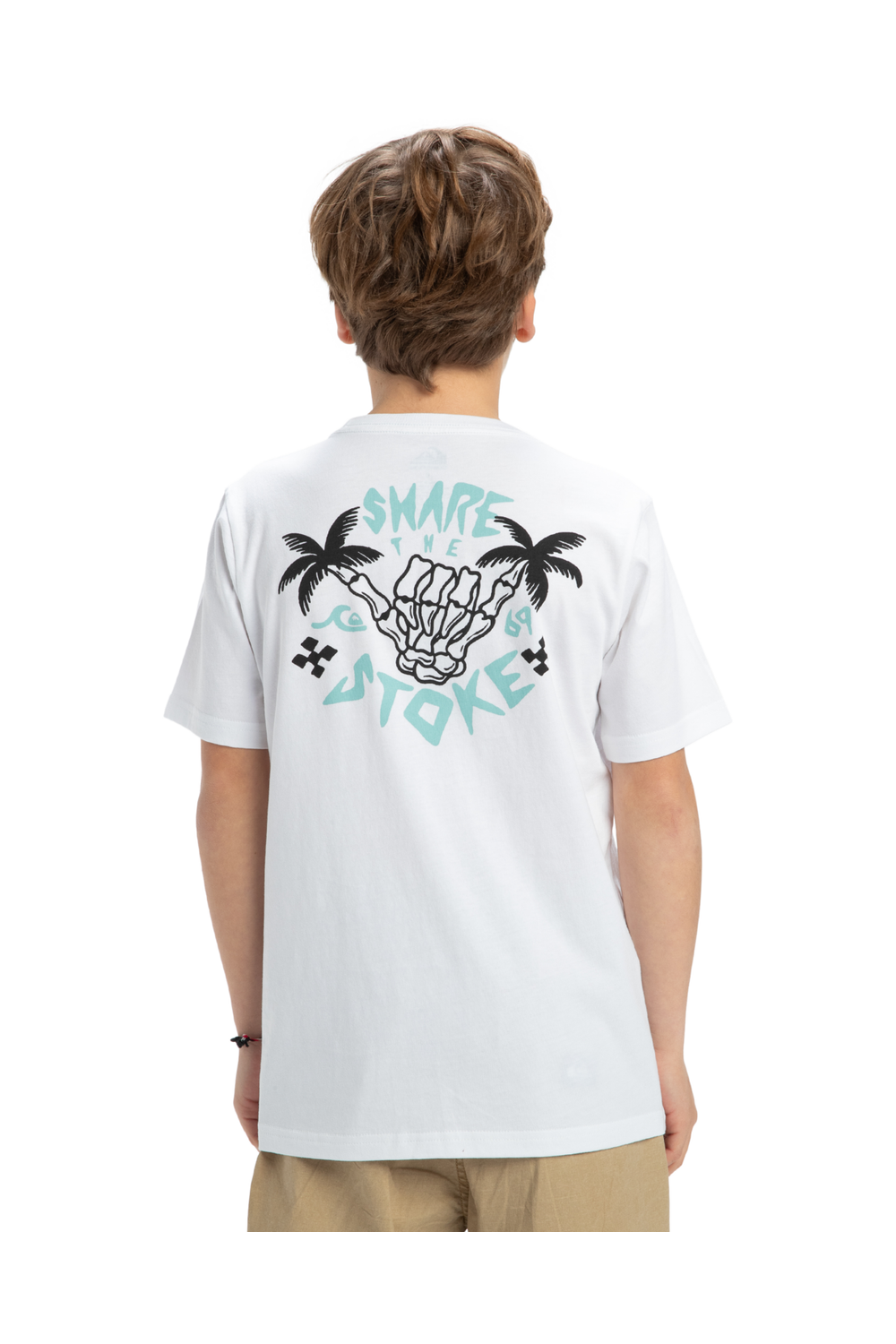 Quiksilver Share The Stoke Kids T-shirt White