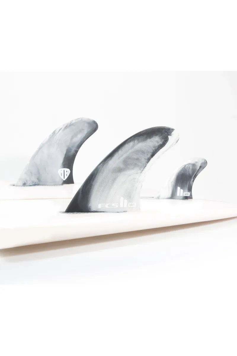 FCS II MR Twin+1 PC X Large Fins Black White