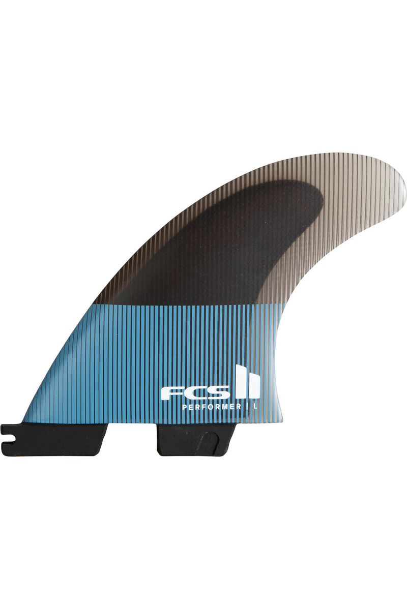 FCSII Performer PC Large Tranquil Blue Tri Retail Fins