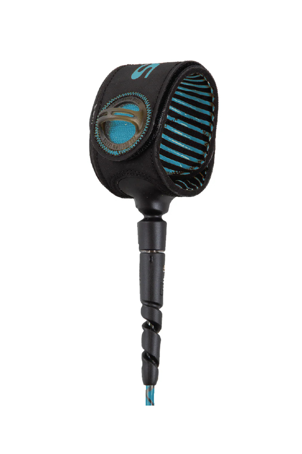 FCS 6 Freedom Helix All Round Leash Tranquil Blue/Black