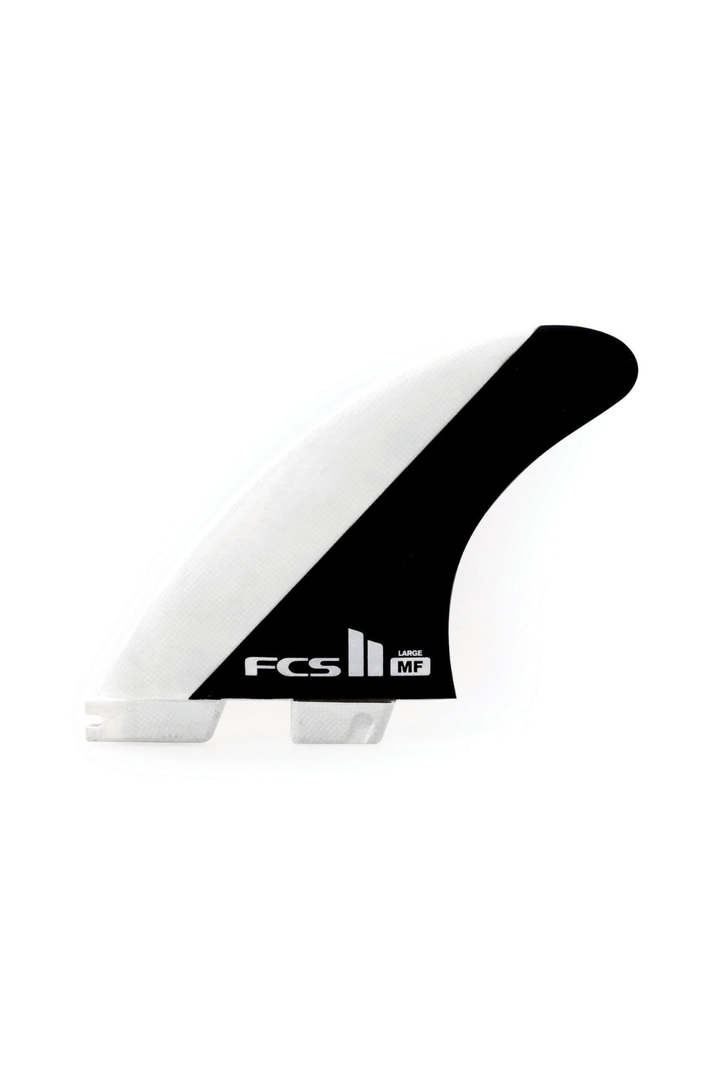 FCS surfboard fin on a white background