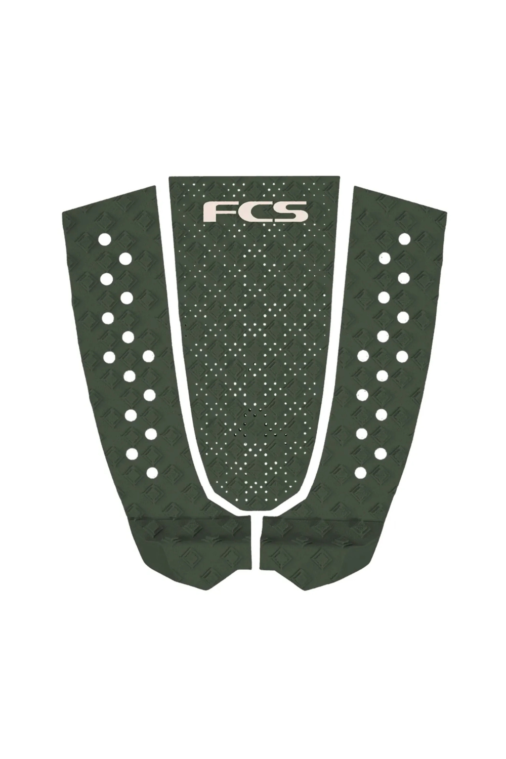 Surfboard Tail Pad in dark grey with FCS logo