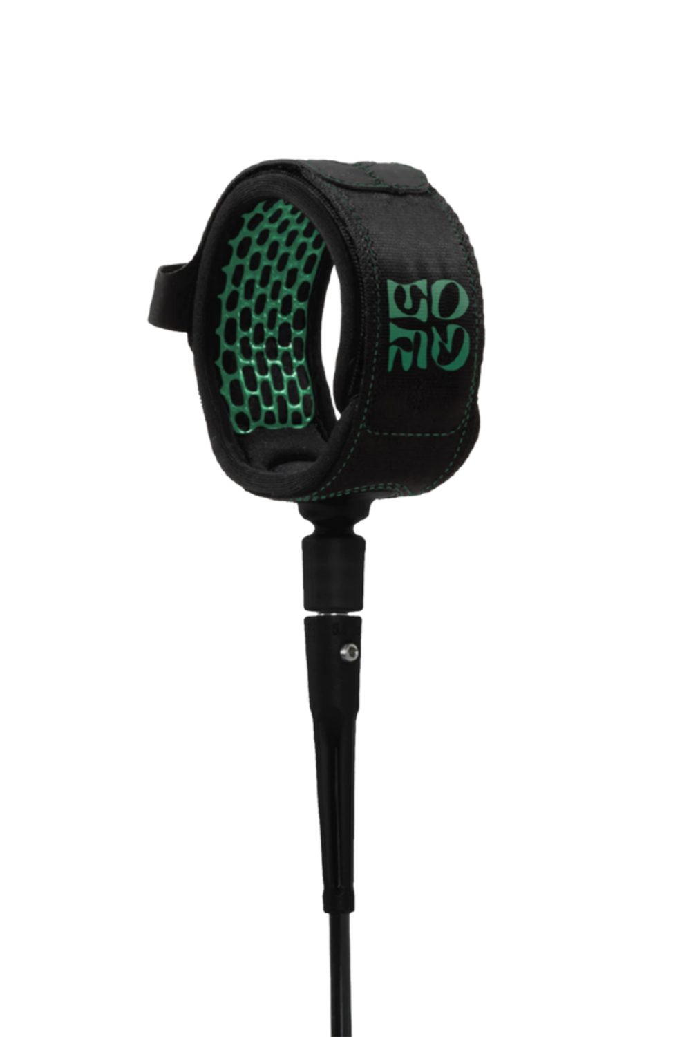 FCS Yago Dora Signature Comp Essential Leash in Black/Green