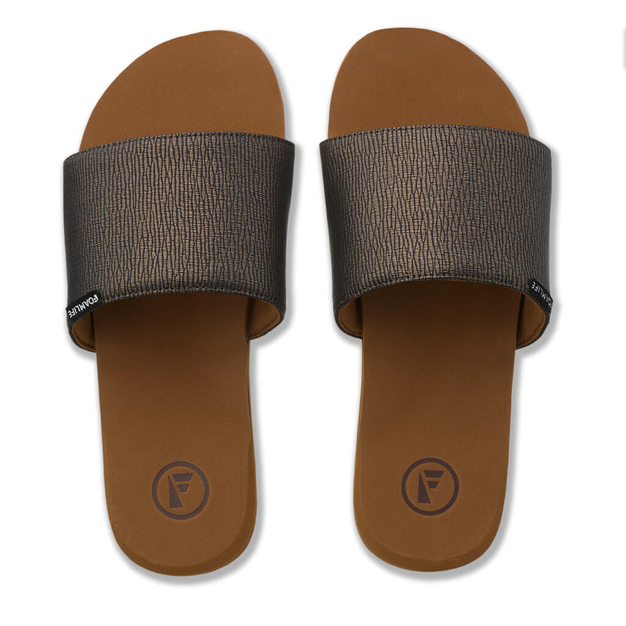Foamlife Seales Slide Earth Slider Brown