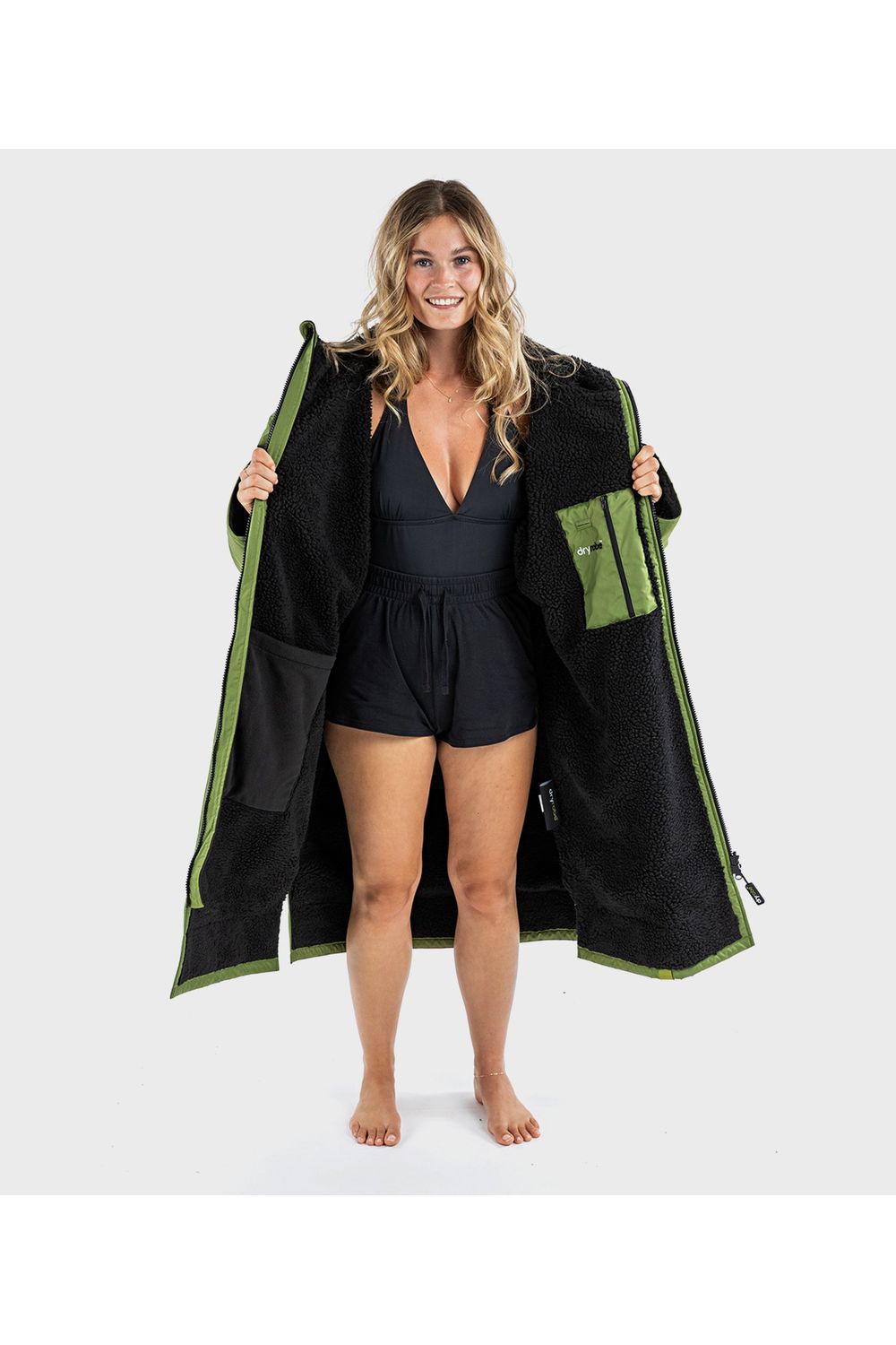Dryrobe Advance Long Sleeve Green/Black