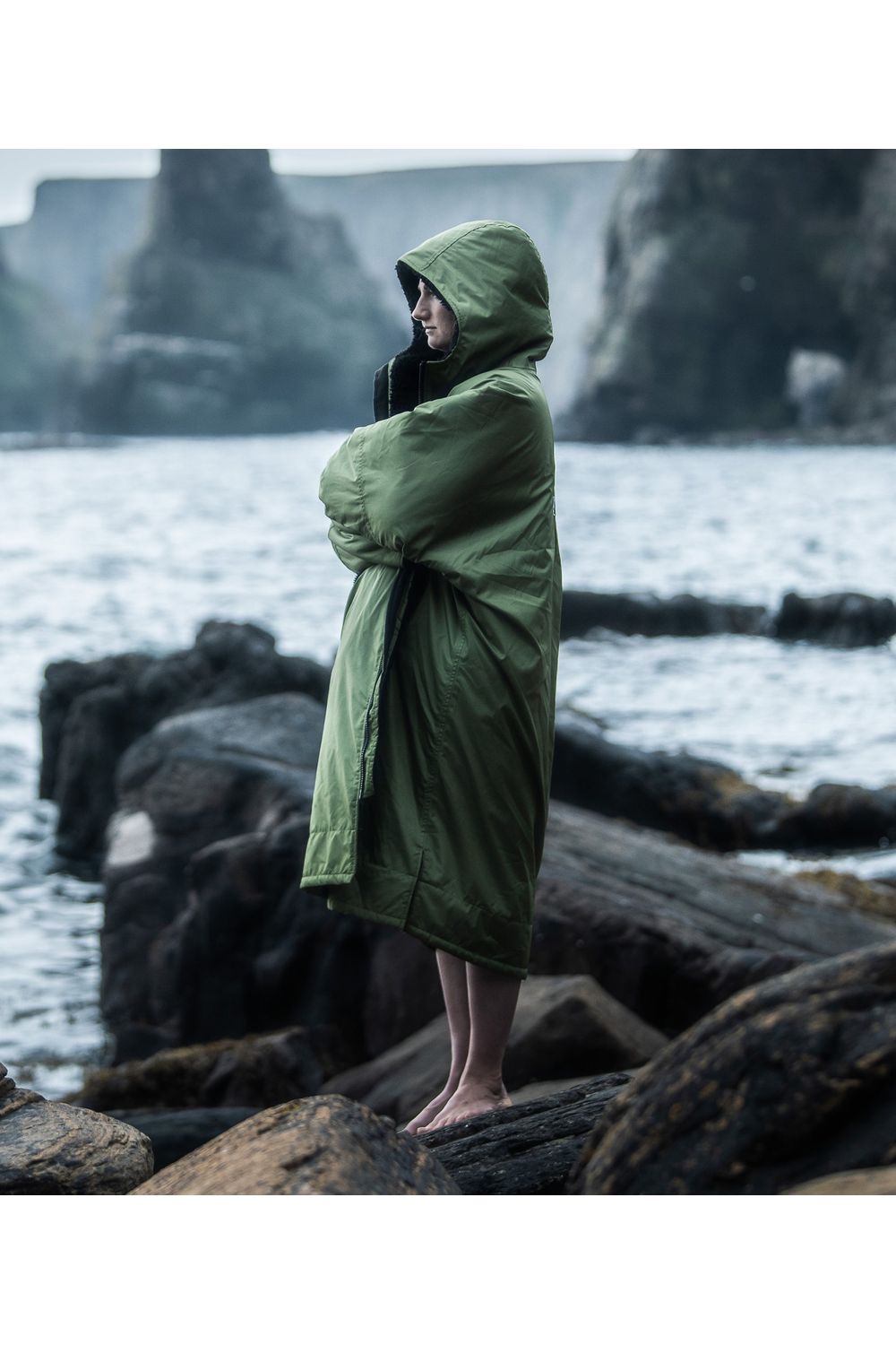 Dryrobe Advance Long Sleeve Green/Black