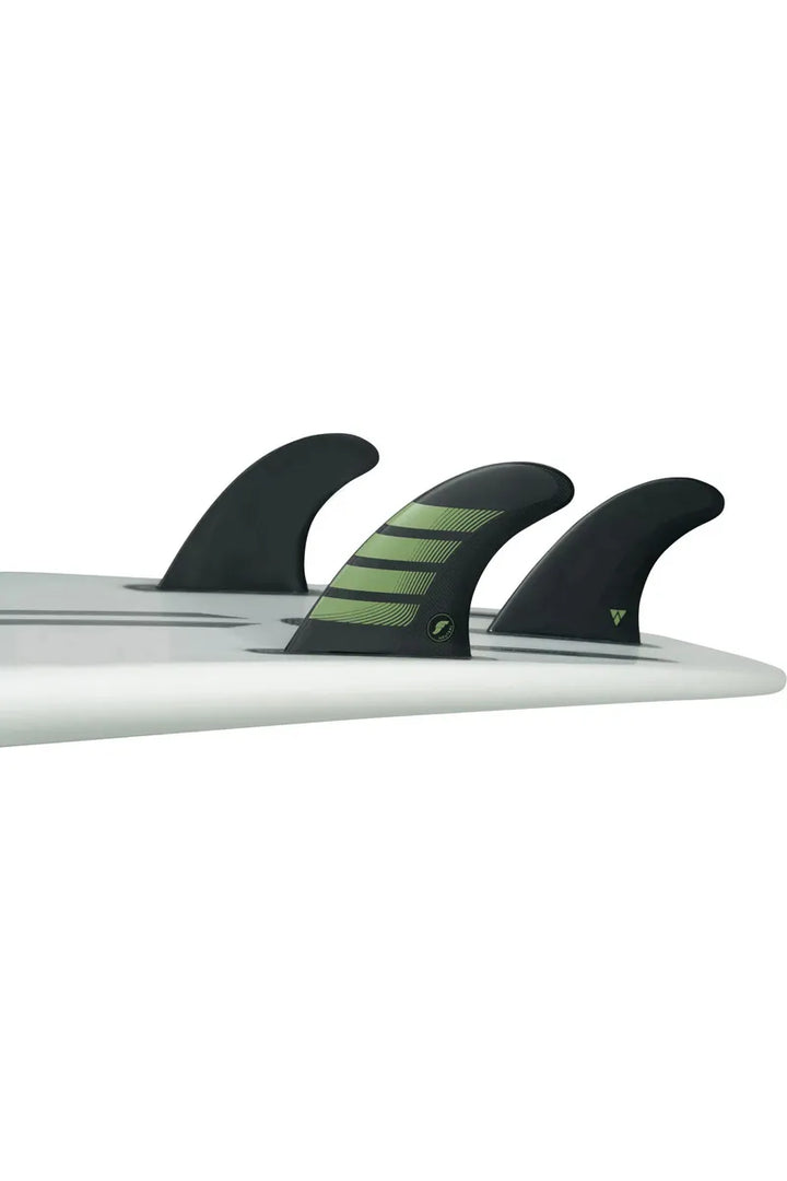 Futures F8 Alpha Thruster Carbon Surfboard Fins Black