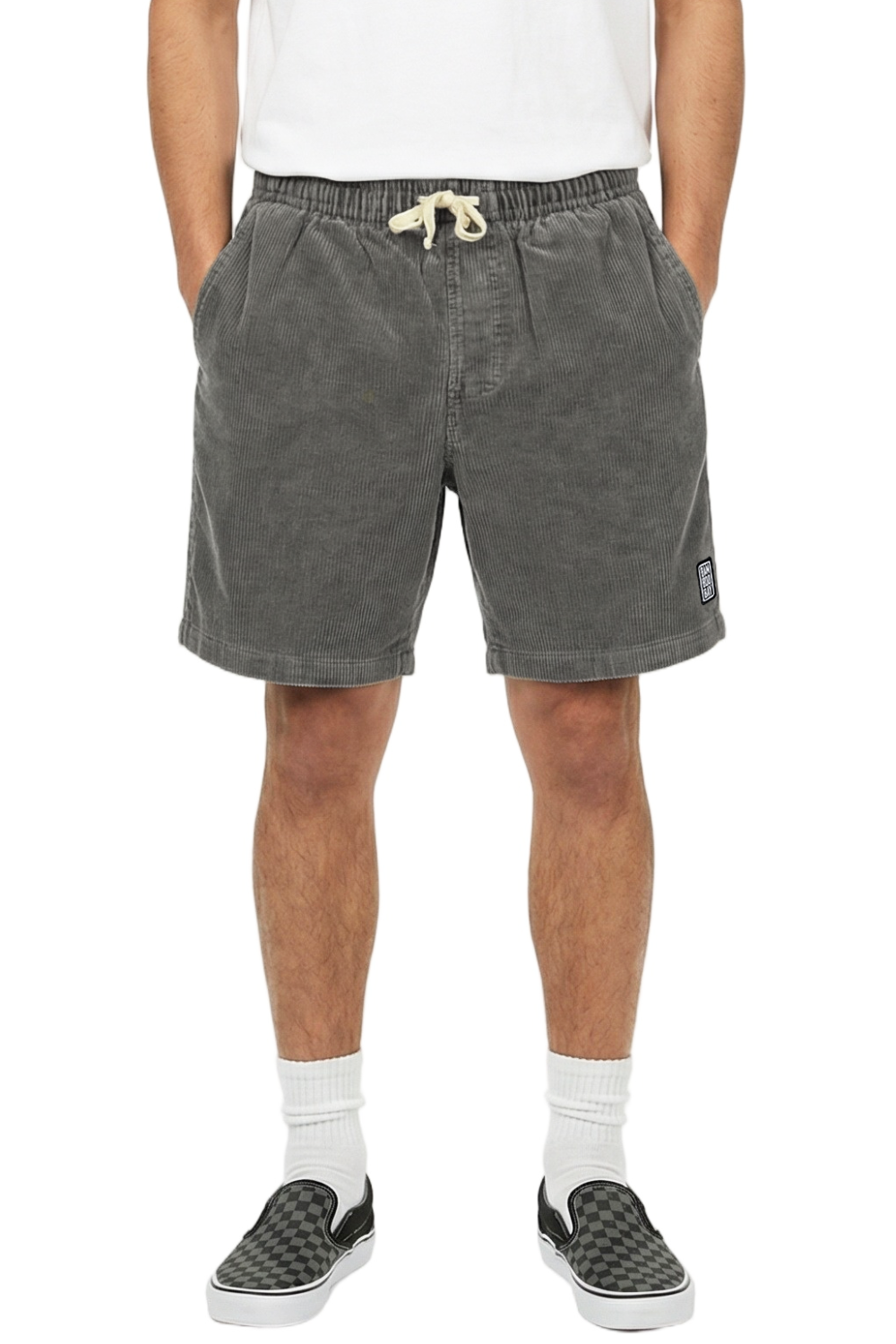 BamBooBay Chill Cord Shorts Grey
