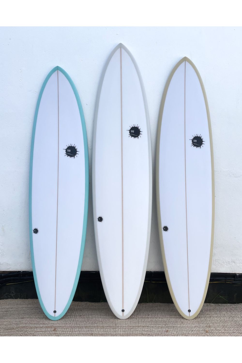 Tiki Custom Surfboard - 7'2 Nomad Mid - Iced Aqua