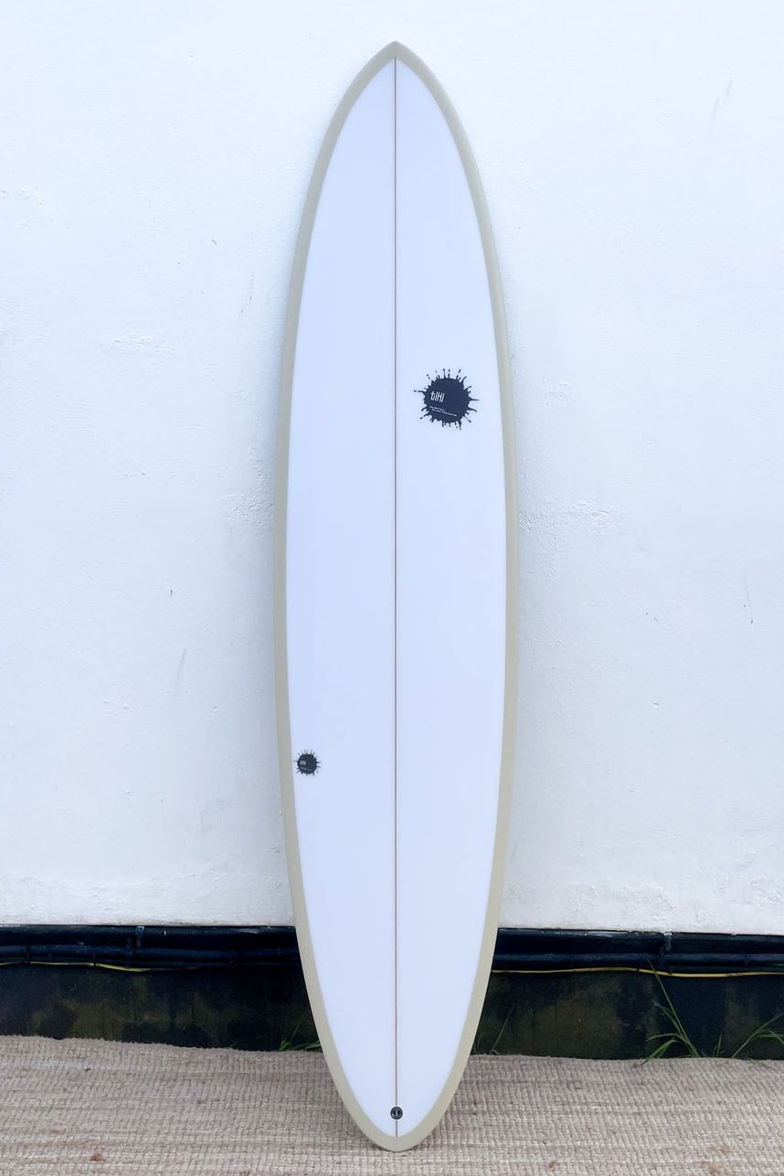 Tiki Custom Surfboard - 7'6 Nomad Mid - Marshmallow