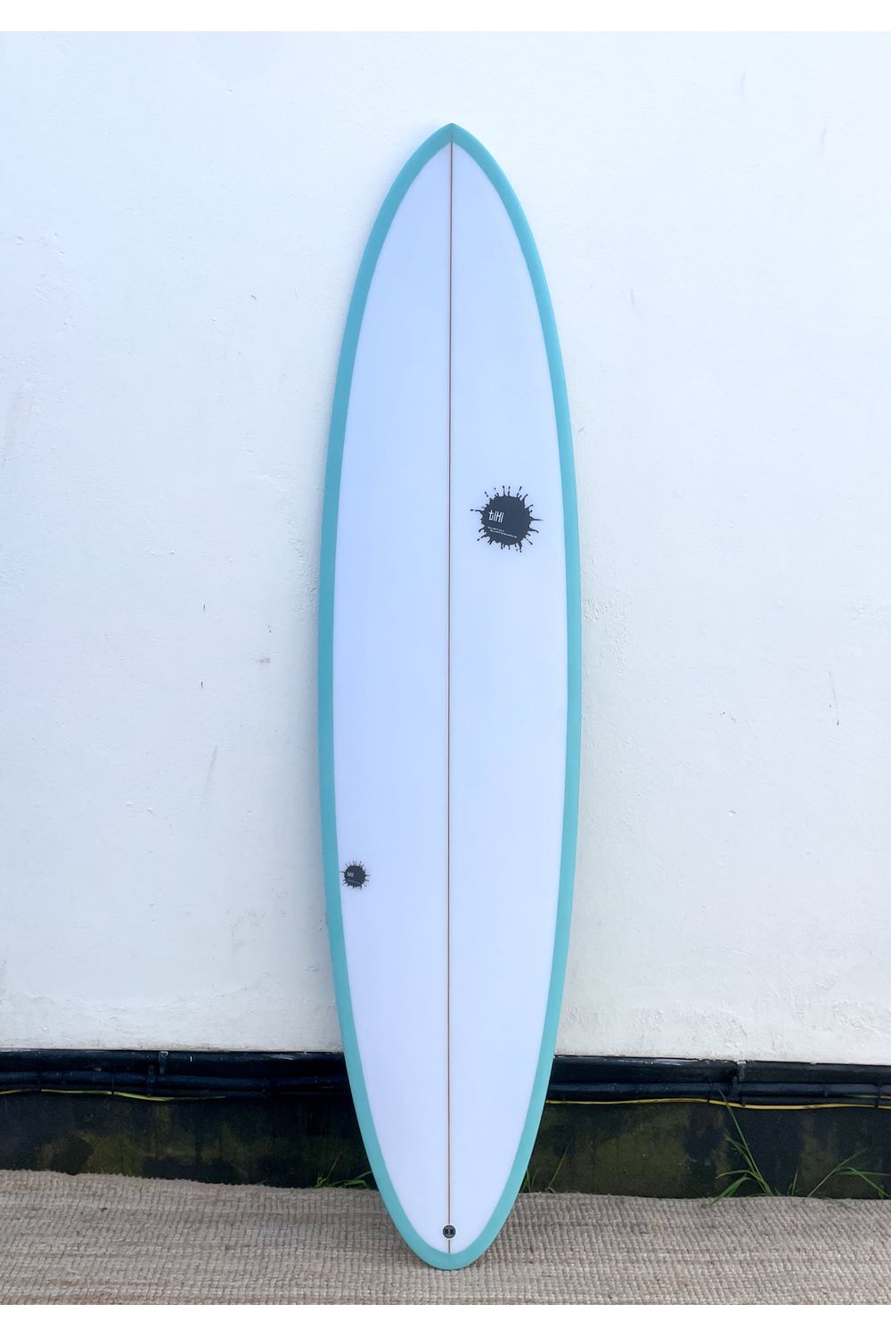 Tiki Custom Surfboard - 7'2 Nomad Mid - Iced Aqua