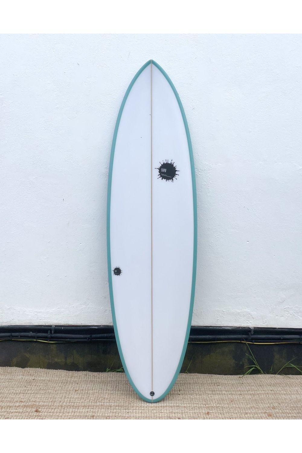 Tiki Custom Surfboard - 6'3 Drifter Twin - Iced Aqua