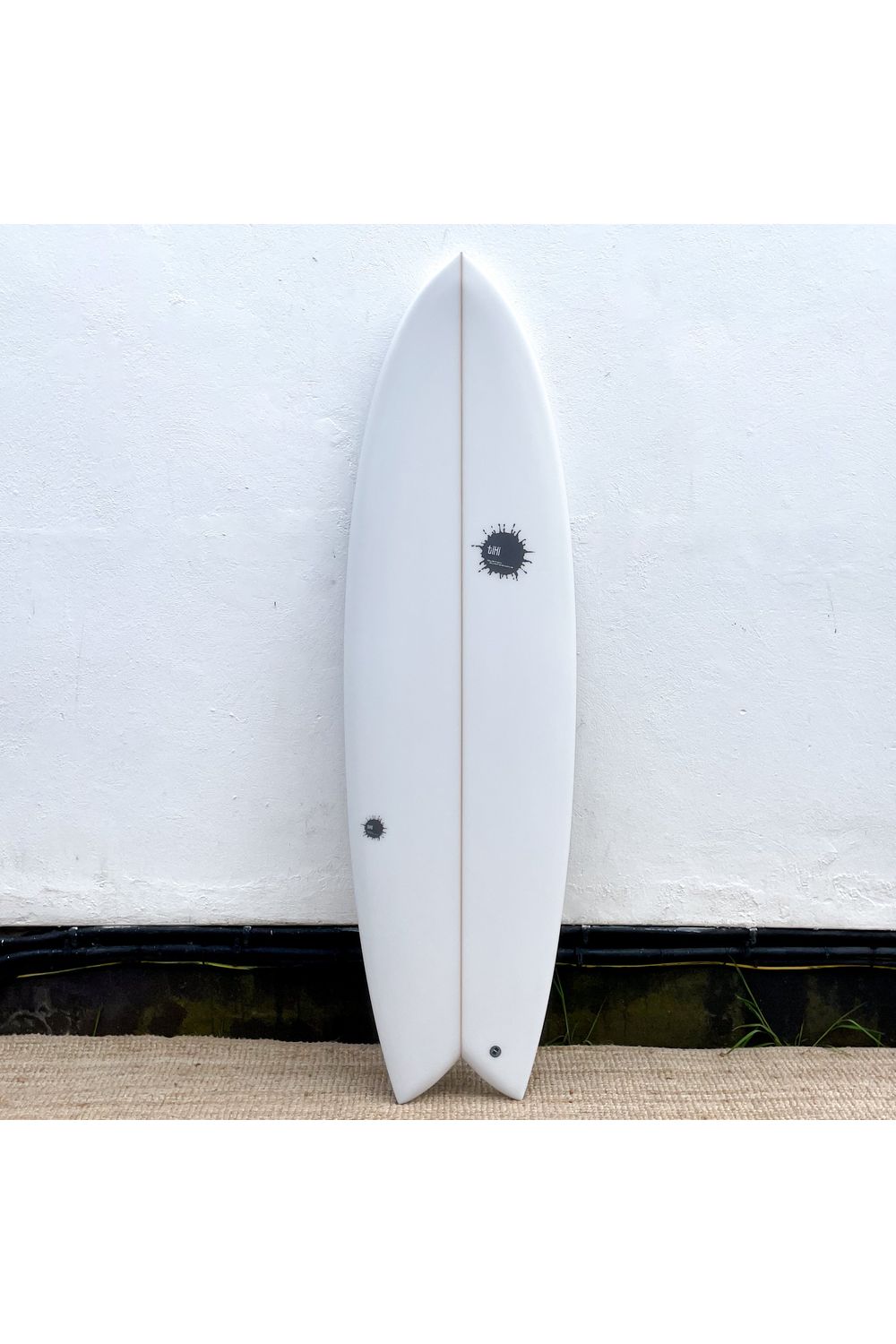 Tiki Custom Surfboard - 5'6 Parrot Twin - Clear