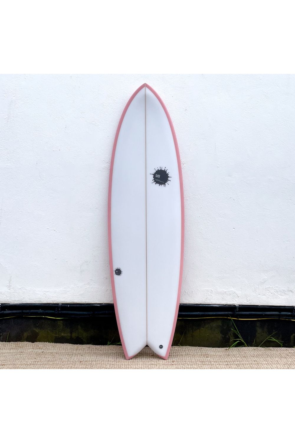 Tiki Custom Surfboard - 5'10 Parrot Twin - Pink