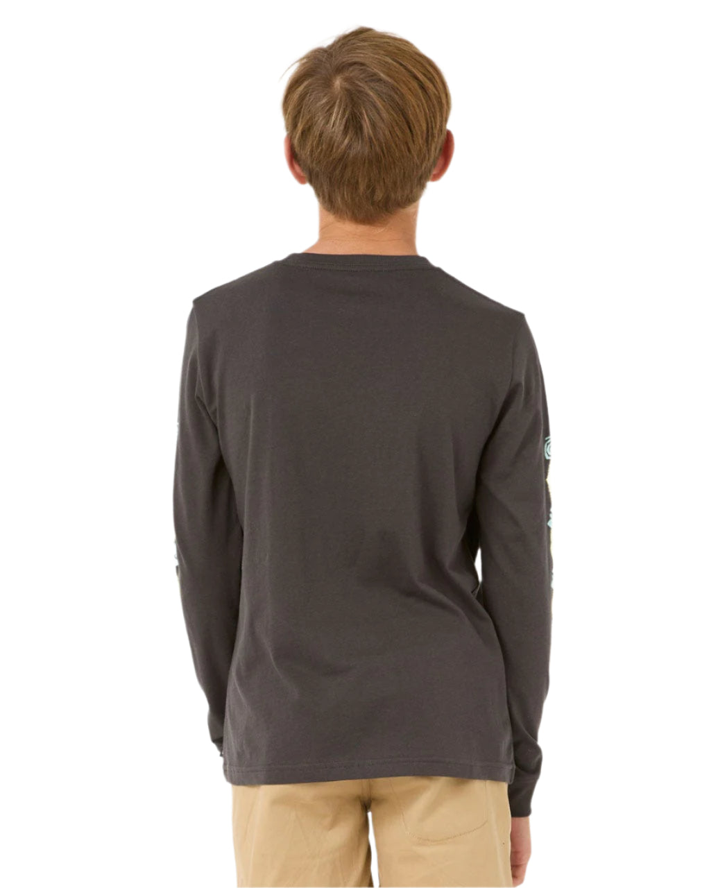 Rip Curl Raw Energy Boys Long Sleeve T-Shirt Washed Black