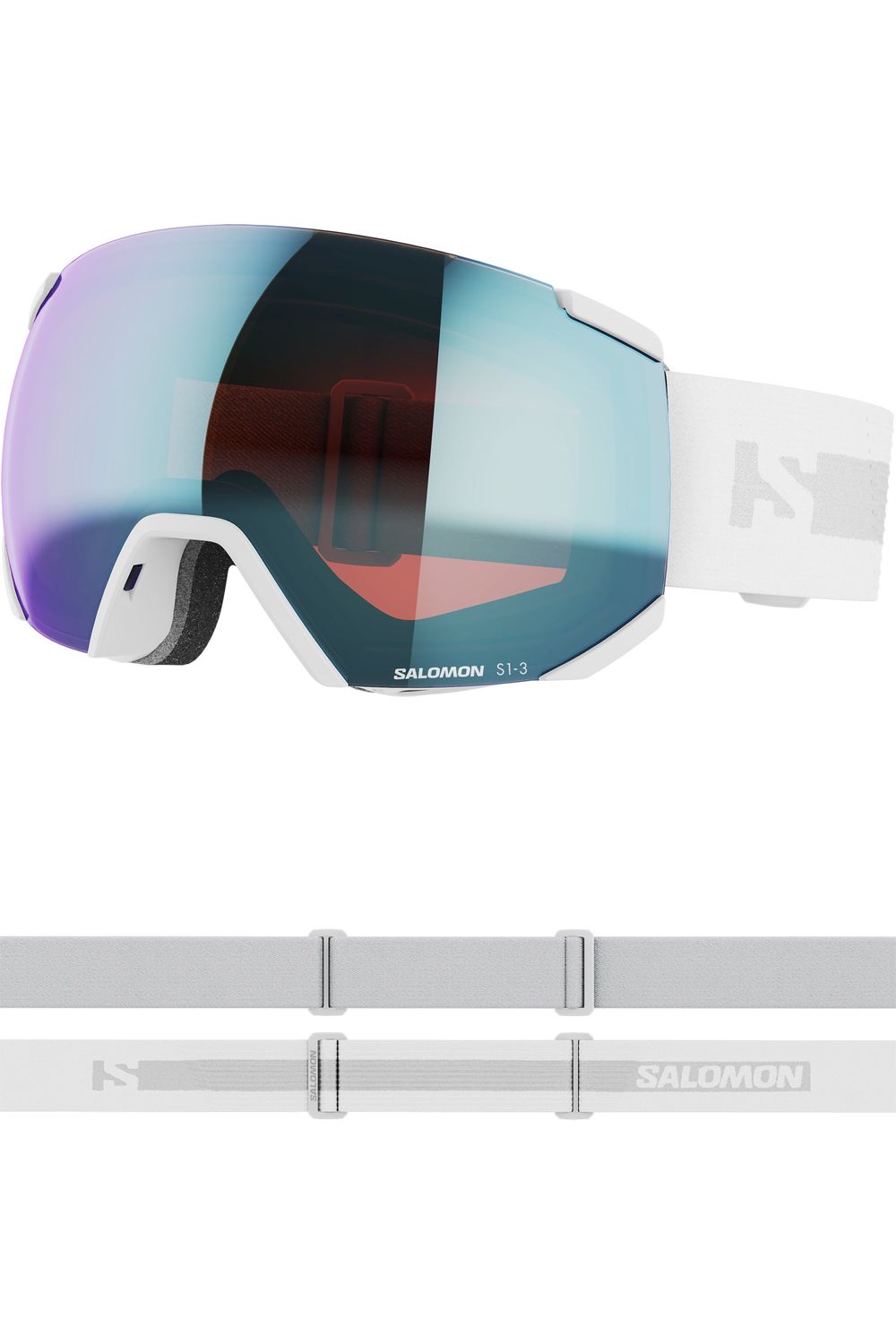 Salomon Radium Photo Goggles White/Aw Blue