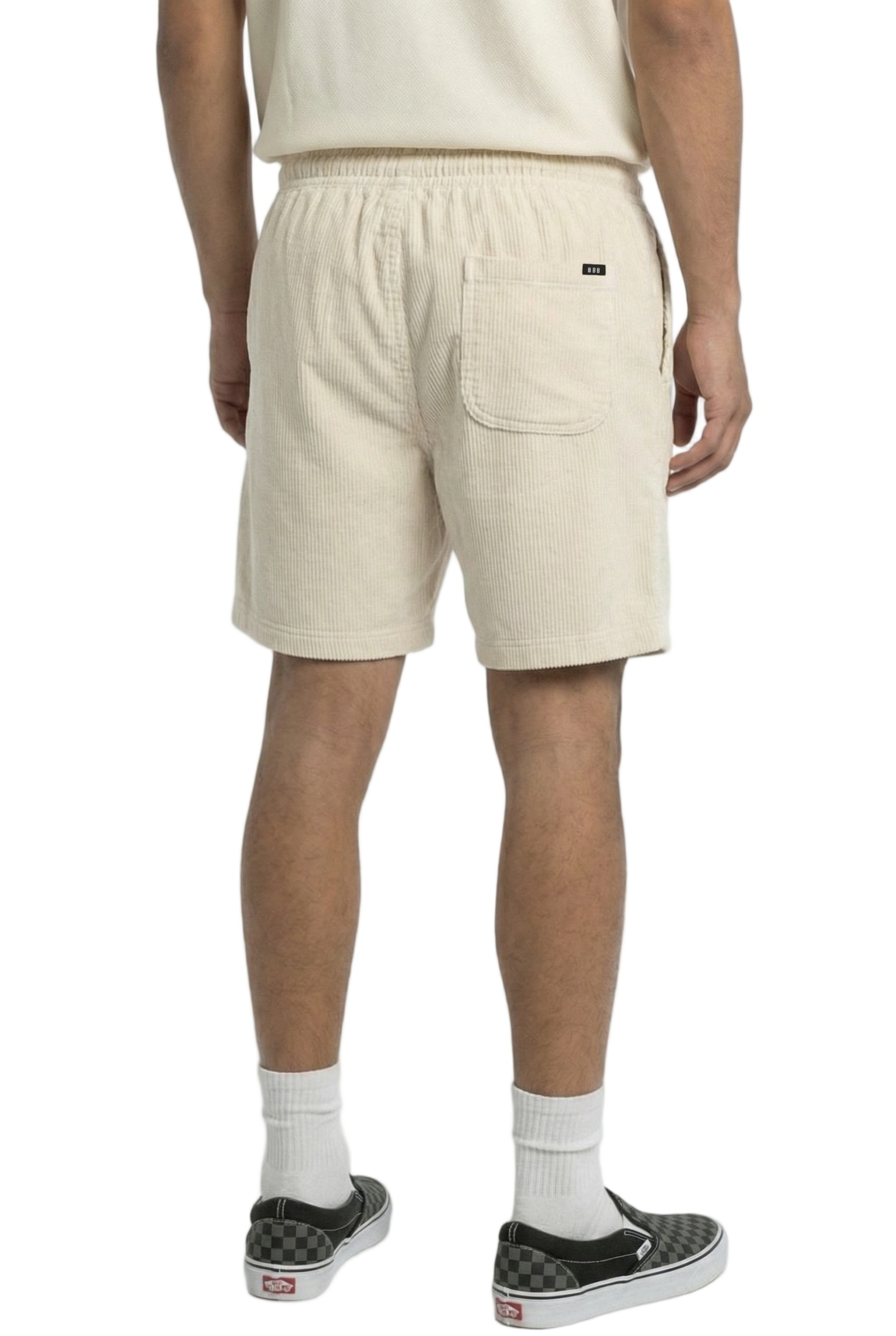 BamBooBay Chill Cord Shorts Marshmellow