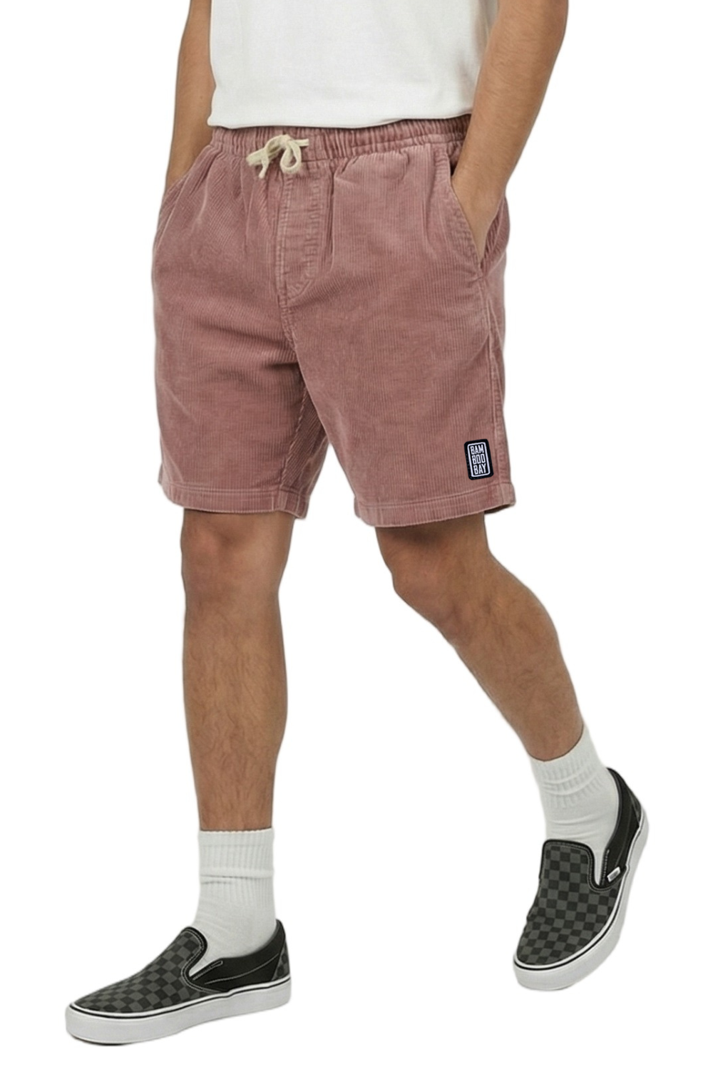 BamBooBay Chill Cord Shorts Mauve