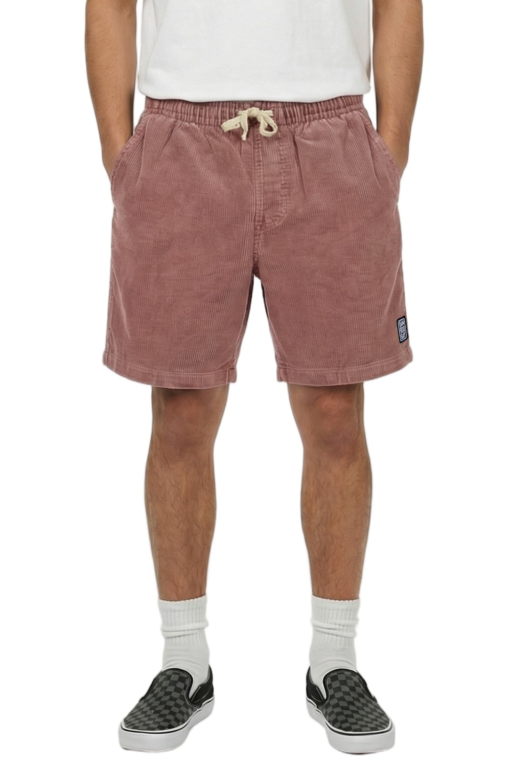 BamBooBay Chill Cord Shorts Mauve