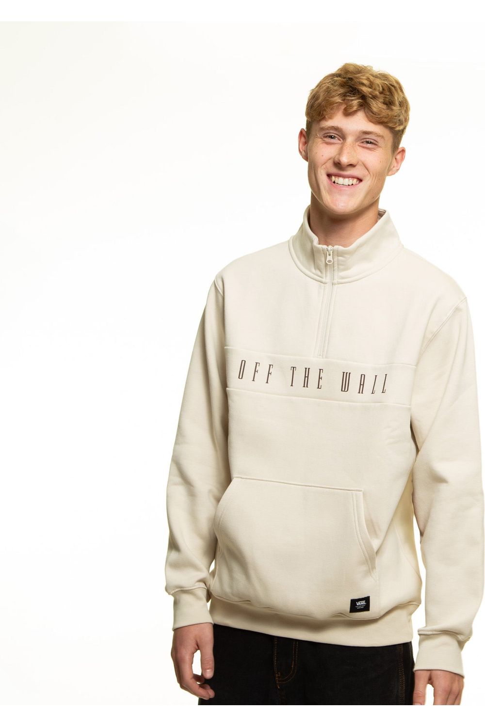 Vans Stenson Quarter Zip Oatmeal