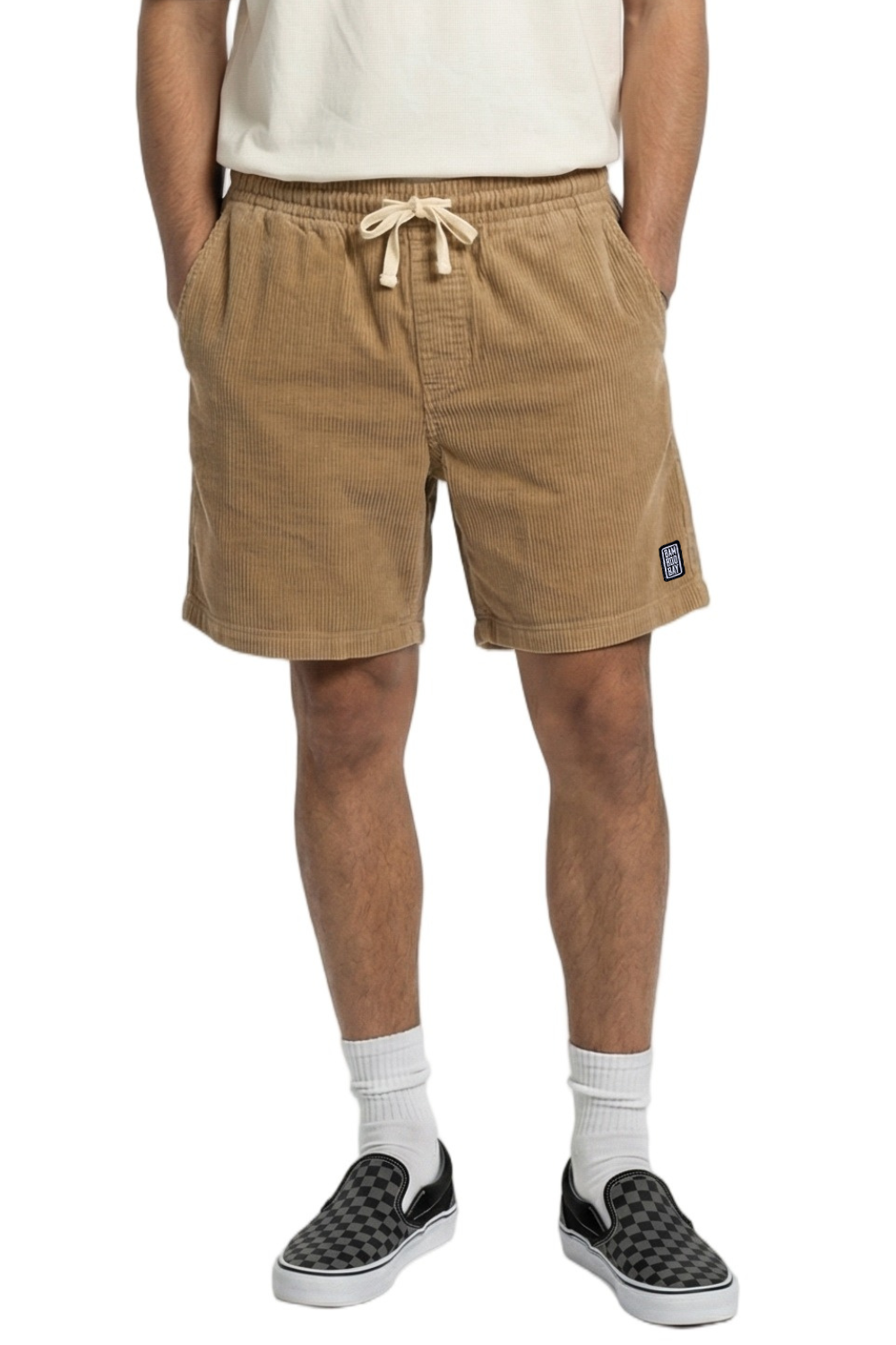 BamBooBay Chill Cord Shorts Mushroom