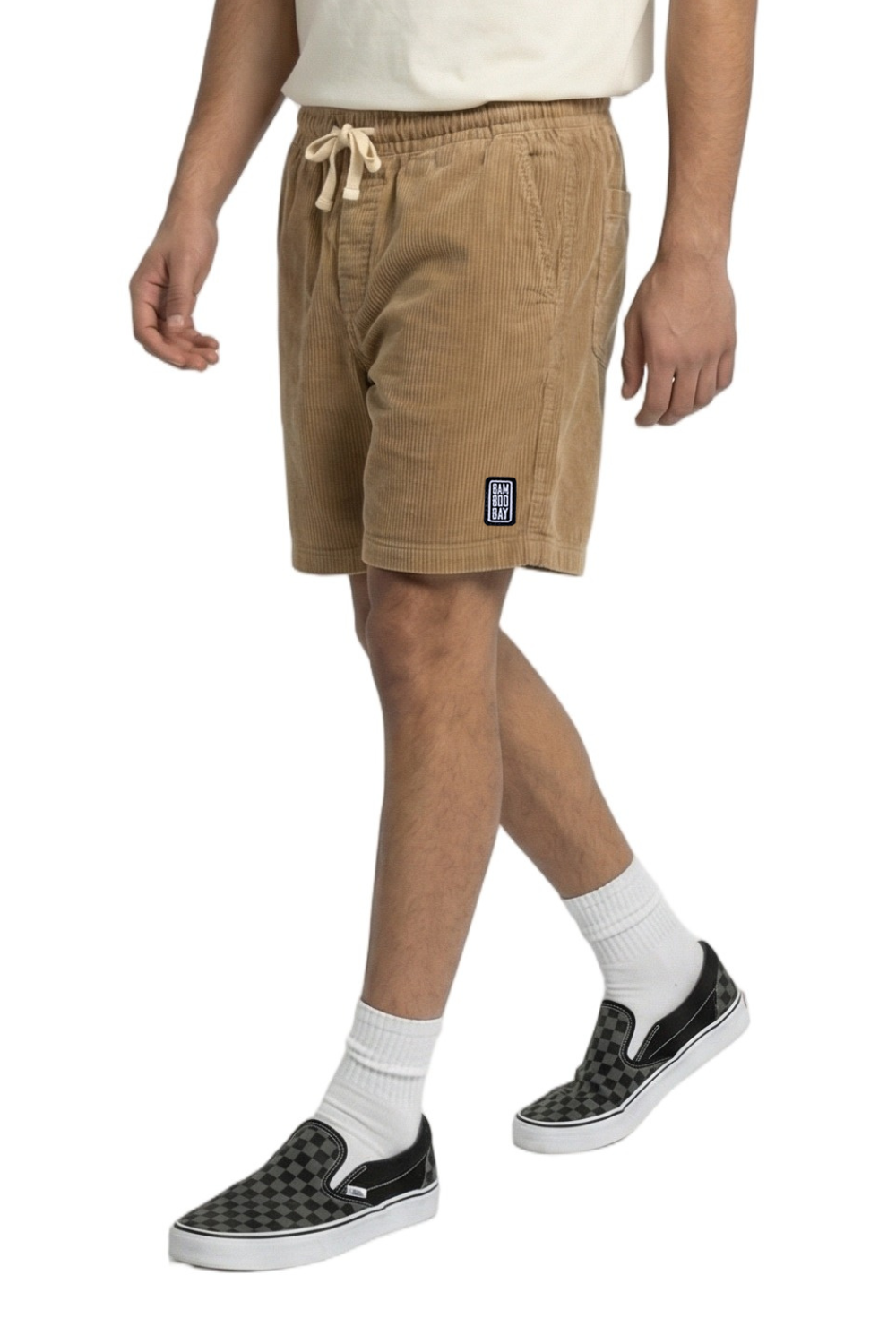 BamBooBay Chill Cord Shorts Mushroom