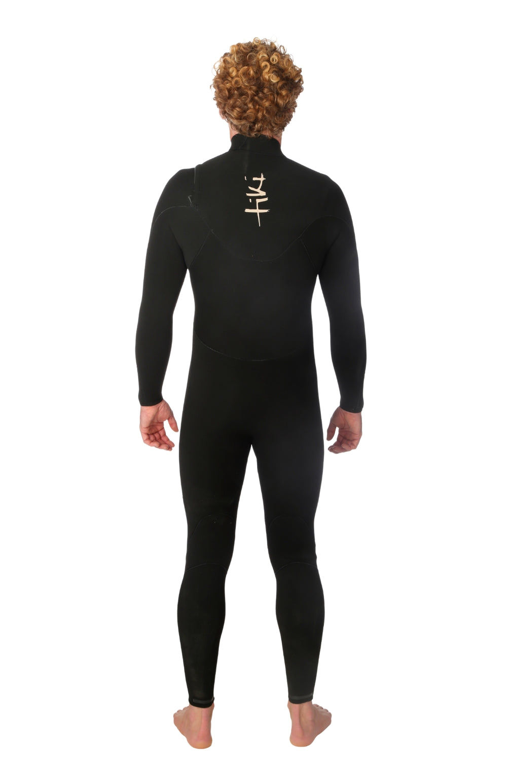 Tiki Zepha Eco 4/3 Mens Yulex Chest Zip Wetsuit Black