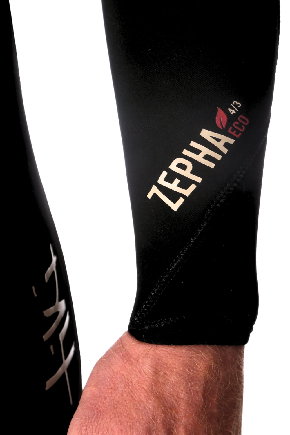 Tiki Zepha Eco 4/3 Mens Yulex Chest Zip Wetsuit Black