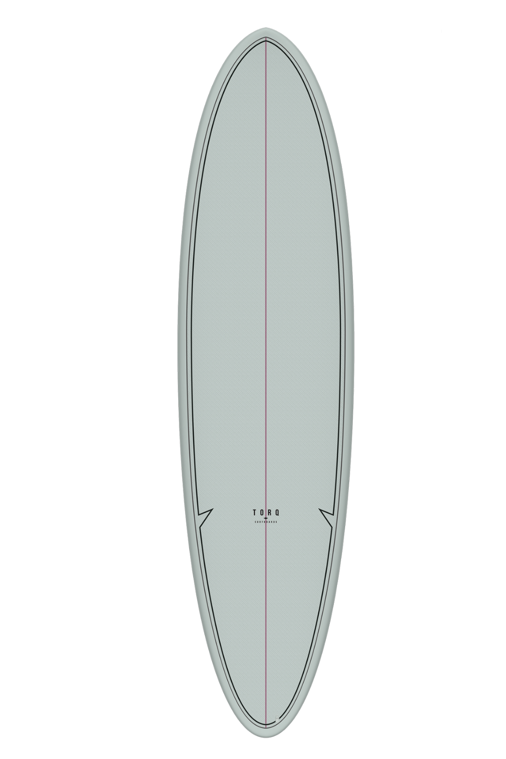 Torq TET Mod Fun Surfboard Classic Grey