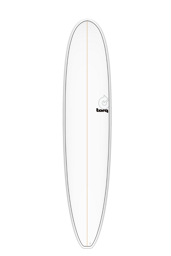 Torq TET Longboard Surfboard Pinline White